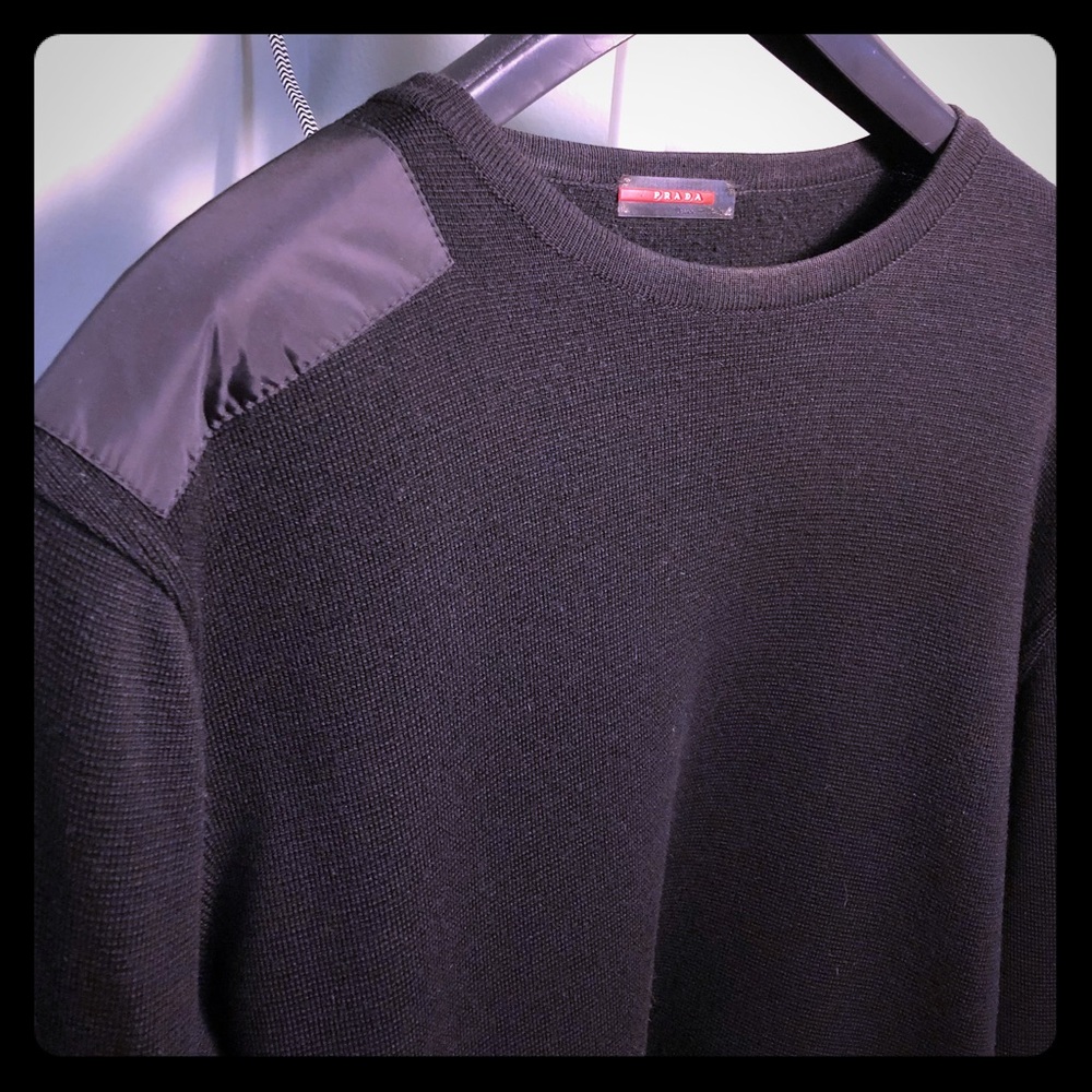 Authentic Prada Asymmetrical Shirt/Sweater - Picture 1 of 4